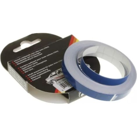Liseret autocollant 9mm x 10m bleu carénage jante décoration pneu bricolage