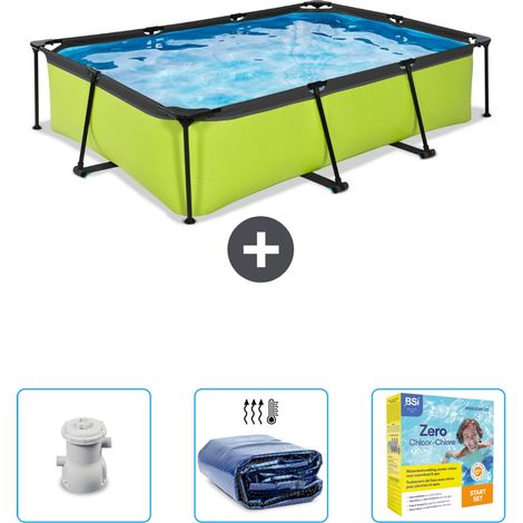 Exit-toys Piscina Exit Rectangular - 300x200x65 cm - 6-piezas  SCB70 (1/4)
