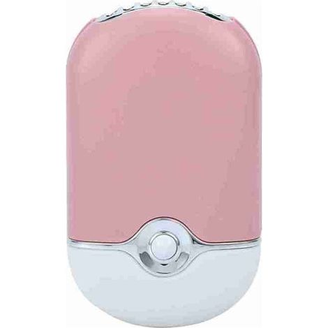Mini ventilateur USB rafraîchissant, climatiseur, colle pour extensions de cils à séchage rapide, outil rose (1/5)