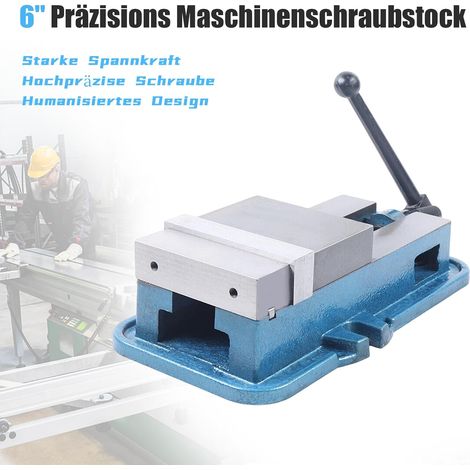 Étau de machine de précision de 160 mm - Étau de machine rotatif - Avec table - Tournage - Fraiseuse de haute précision - Ponceuse de précision - Pince plate (1/5)