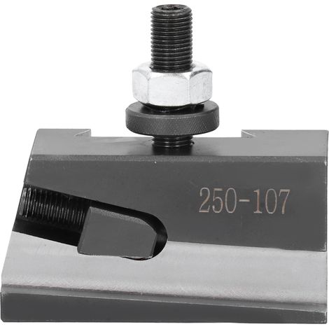 Porte-outil rapide type américain 250-107 en acier à haute teneur en carbone, accessoire de tour CNC pour fixation de cutter (1/5)
