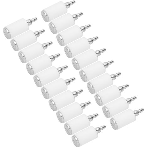 20 pièces filtre à essence de rechange pour tronçonneuse tondeuse à gazon coupe-bordure appareil outil de jardin (1/5)