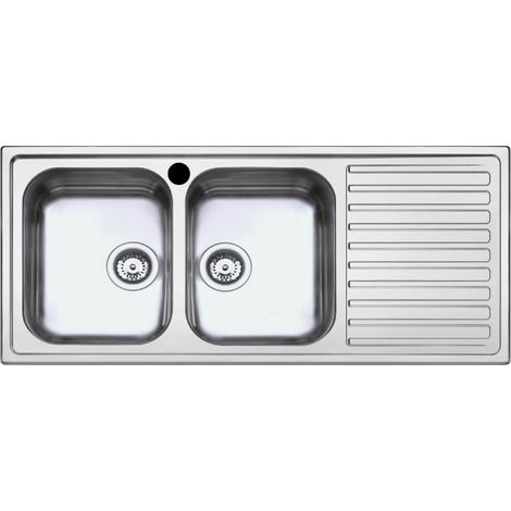 SAXT333A Spüle 2 Becken 116x50 cm rechts (1/2)