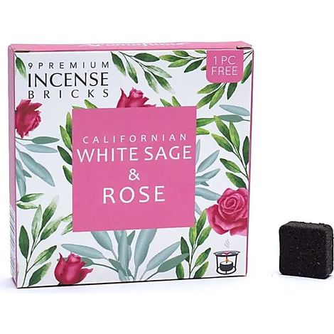 Bastoncini di incenso senza fumo - Salvia bianca e rosa