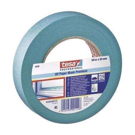 tesa tesakrepp 4438 UV cinta de protección de superficies 25 mm x 50 m (azul)