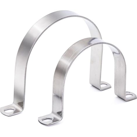 4 Collier De Serrage Tuyau Acier Inoxydable Ø80 Mm Fixation Robuste Pour Plomberie (1/5)