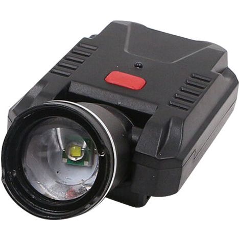 Lampe frontale rechargeable à clip avec mise au point, lampe frontale pour la pêche de nuit