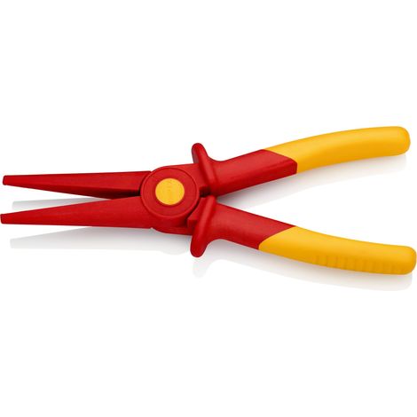 KNIPEX 98 62 02 Pinza prensile con becchi piatti, in resina isolanti con zona in materiale sintetico morbido per una presa sicura resina sintetica 220 mm