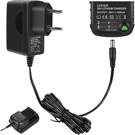 Chargeur Universel 18V/20V Lithium pour Batteries Black&Decker - Compatible BL2018 LBXR20 LBX20 LBX4020 - Rapide et Fiable- (1/5)