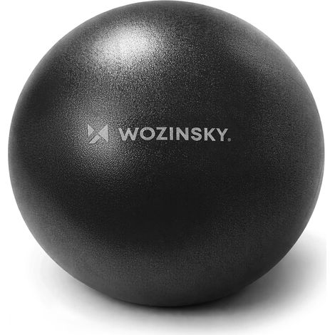 Gymnastikball für Rehabilitationsübungen, 22 cm, schwarz (1/5)