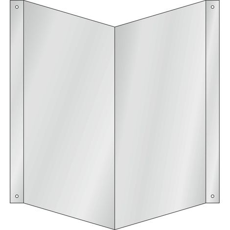 Nasenschild Wandmontage für vier Symbole, Typ: 01150