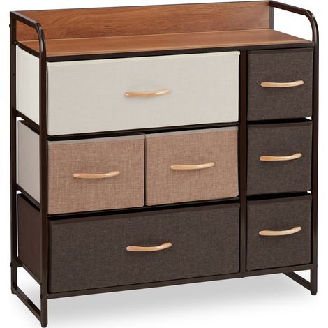 Armario con cajones de diseño moderno 100 x 58 x 31,5 cm almacenamiento práctico en madera blanca 130007715 (1/5)