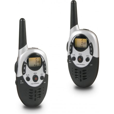 Talkie Walkie portée 8 km - noir (1/5)