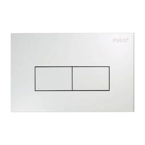PLACCA PER CASSETTA INCASSO PUCCI ECO 2 PULSANTI LINEA MOD.2014 Misura: Oro Giallo