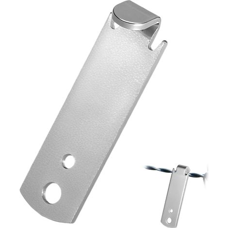 Outil de Clip de Clôture T, Métal Outils Torsion Fil Fence Outil Pliage pour Poteau T Facile à Utiliser Outils Torsion Fil Barbelé pour Fils Clôture (1/5)