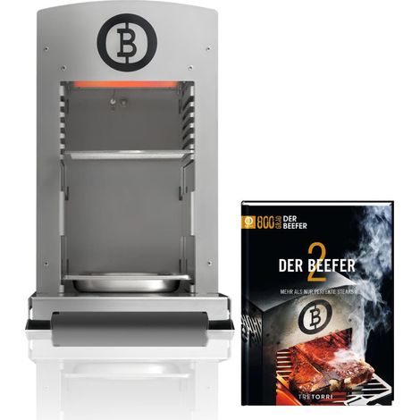 BEEFER  One  Pro  DE/AT  50  mbar  propano  800°C  grill  de  calor  superior  con  el  libro  de  cocina  "El  BEEFER  2"  en  set  -  1110001-Set2 (1/5)