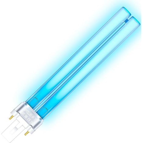 9W Ampoule de Remplacement UVC G23 PLS, pour Clarificateur Bassin, Filtre UVC, Élimine Bactéries, Algues Efficacement pour Aquariums, Étangs (1/5)