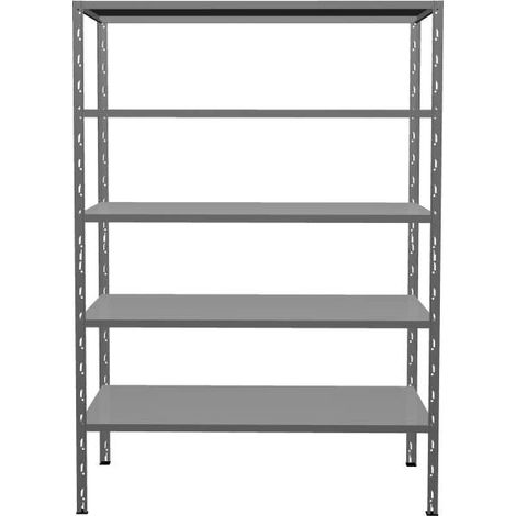 Scaffale Prometal incastro grigio 189 x 100 x 40 cm (1/2)