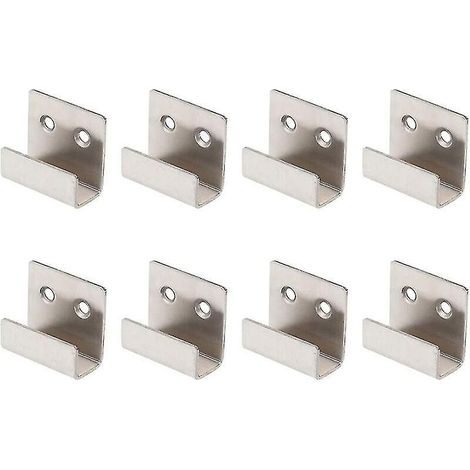 Kit de suspension pour tableaux (8 pièces) : crochets et supports à double trou (1/5)