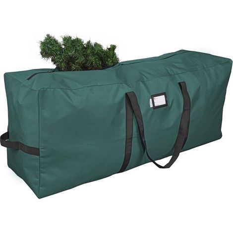 Housse de rangement pour sapin de Noël - Pour sapins jusqu'à 7 mètres - Polyester robuste - Fermeture éclair et poignées - Sac de protection pour sapin artificiel (1/5)
