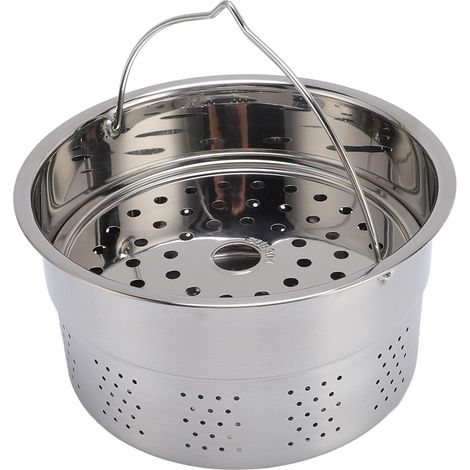 Panier Vapeur Inox Compatible TM5 TM6 17x9cm, Cuisson Saine et Uniforme, Accessoire Robot Cuisine Multifonction, Lavable au Lave-Vaisselle (1/5)