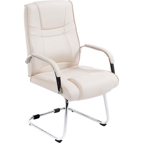 Sedia Attila in similpelle crema (1/5)