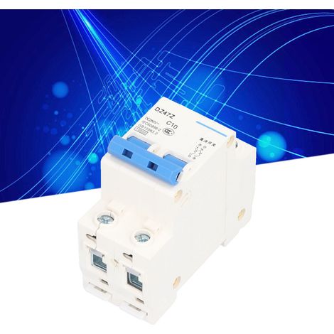Disjoncteur miniature basse tension CC 2P 250 V DZ47Z 10 A (1/5)