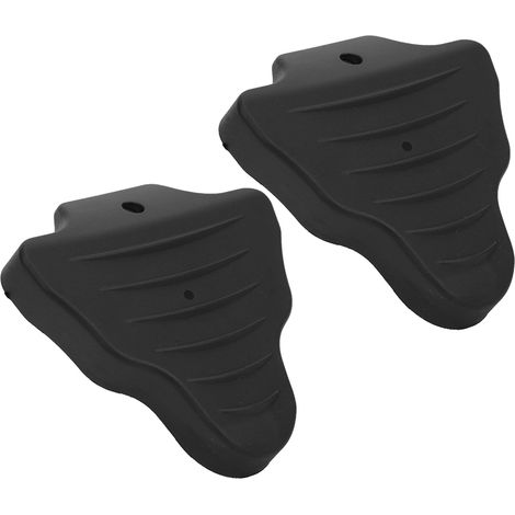 Paire de Protections de Cale Noir en Caoutchouc pour Pédales de Vélo SPD-SL, Pièces Bicycle (1/5)