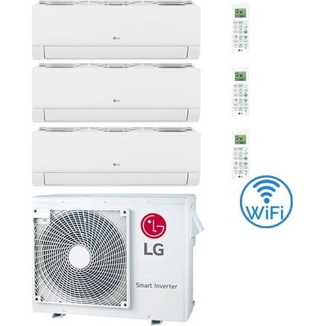 Klimaanlage LG Dualcool Libero Smart R32 Wifi Trial Split Dual Inverter 9000 + 9000 + 12000 BTU mit E.U. MU3R19 Klasse A+++/A++ NEU 2026 (1/5)