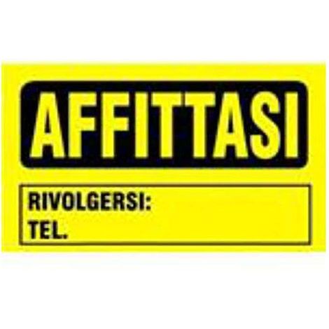 Cartello Affittasi 20x30 in Polipropilene