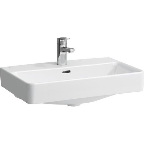 Vasque LAUFEN PRO S 550 x 465 mm avec trop-plein version 1 trou robinet blanc LCC LAUFEN