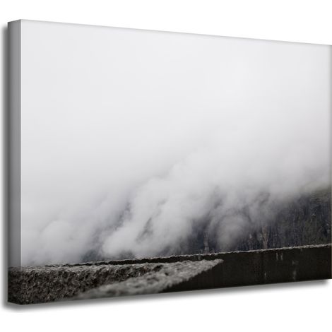 Leinwanddruck Natur Nebel in den Bergen 40x30 cm