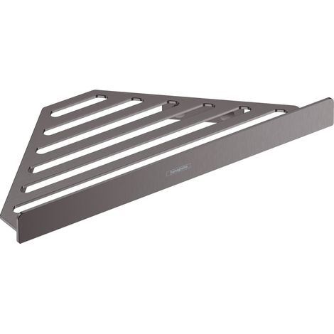 HANSGROHE Estante esquinero negro cromo cepillado AddStoris (1/5)