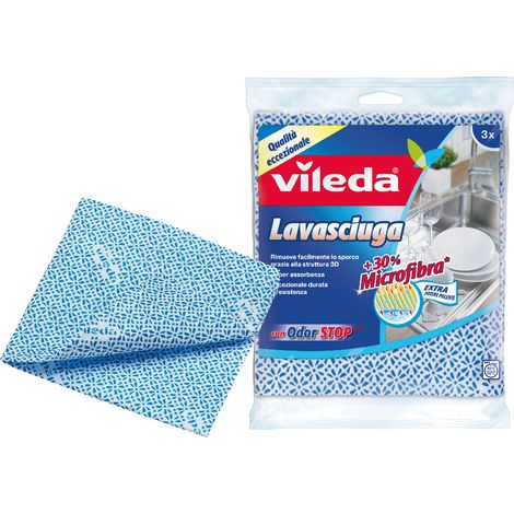 Vileda PANNO LAVASCIUGA 3 PZ. cm. 36x34 20.00 confezioni