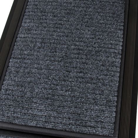 Rampa plegable para perros 160x44x3 cm aluminio negro, antideslizante para SUV y camión – MEUBLIV (1/5)