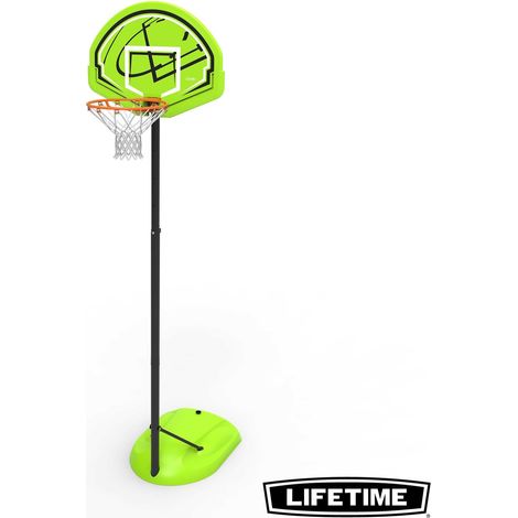 Lifetime Panier de basket enfant ajustable en hauteur Lime Green 90908 (1/4)