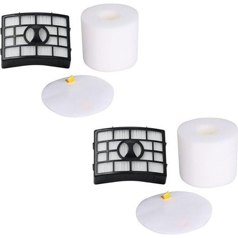 Filtre Hepa Mousse et Feutre pour Shark Rotator assuré Lift-Away Nv650 True pour Animal Domestique Nv650 W Nv652 Nv750 W Lift-Away Deluxe Nv751 Nv651 supplémentaire \u202f: Xff650 & Xhf650 2 Ensemble (1/5)