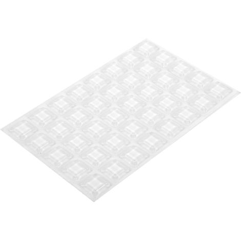 Tampons Adhésifs en Silicone Transparents Anti-Collision pour Meubles, Lot de 40 Pièces Autocollantes, Protection Murale et Pied de Chaise, Butoirs Réutilisables pour Portes (1/5)