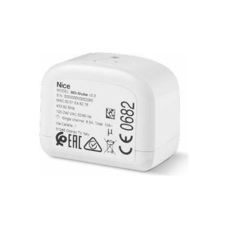 Micromodule / Micro-récepteur pour volet roulant et stores - connectée Yubii Home - Bidi-Switch- Nice (1/3)