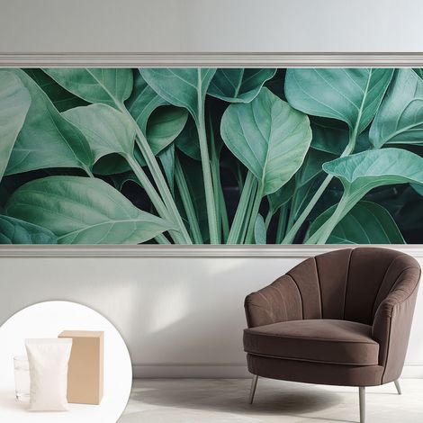 Carta Da Parati Non Tessuto - Decorazione Da Muro - Traspirante - Con Motivo - Per Camera Da Letto Cucina Natura verde 250x104 cm (1/5)