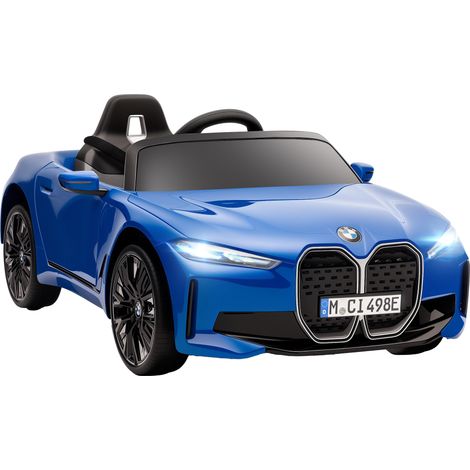 BMW i4 Licensed 12V Kids Electric Ride-On Car, Blue (1/5)