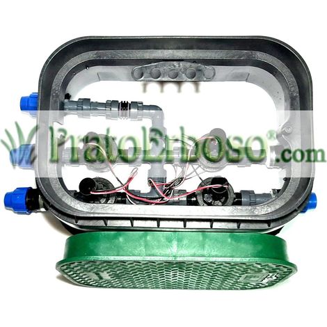 PA-HV-2 - Puisard assemblé 1" pour l'irrigation du jardin et de la pelouse, 2 zones Rain Bird