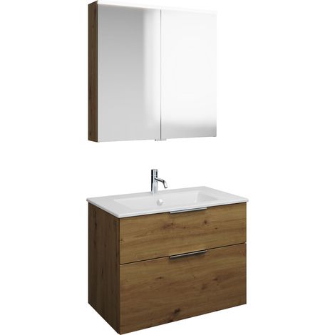 burgbad Eqio Set, bestehend aus Spiegelschrank,