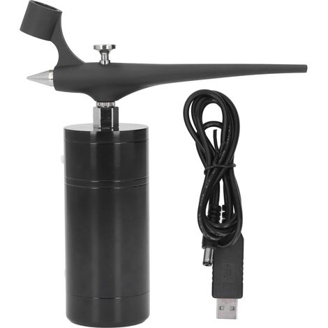 Pistolet à Peinture sans Fil Mini Aérographe Portable avec Compresseur Kit (1/5)