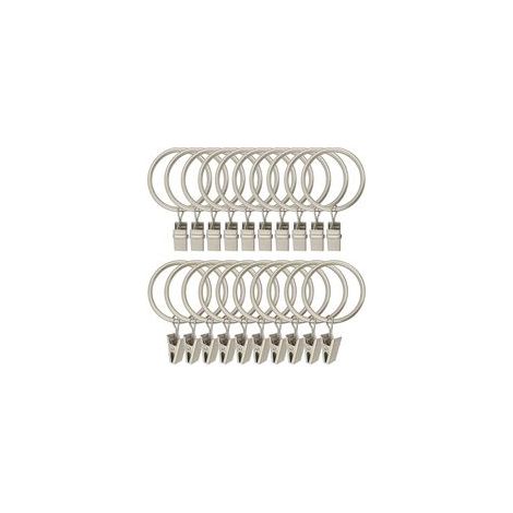 30 Pièces Anneaux de Rideaux, Métal Pince Rideau Anneaux Rideaux avec Pince, Robuste Pince pour Rideaux Anneau Rideau Antirouille Anneaux pour Tringle à Rideaux (1/5)