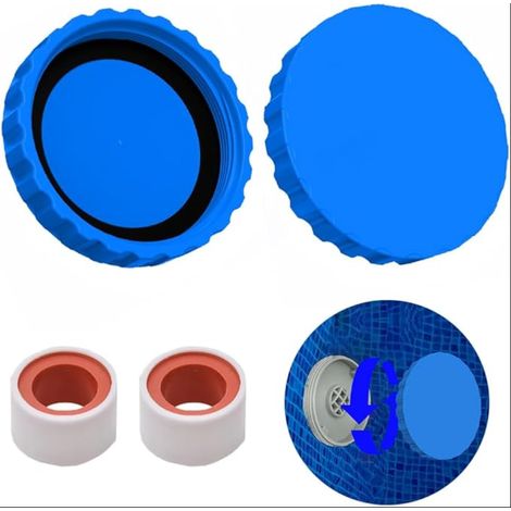 Bouchon Hivernage Piscine,Bouchons d'hiver Piscines,Joints Assortis,Kit De Fermeture Hivernale Piscines,Résistantes Au Gel Et Etanches (1/5)
