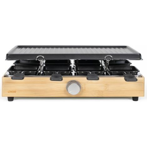 griglia per raclette per 8 persone, 1400w - DOC336 - Livoo (1/4)