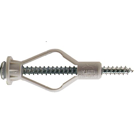 TASSELLO LASTRO NYLON LN4-40/5  mm 8 x  40 - vite 4 x  55- 200 pezzi  - G&B