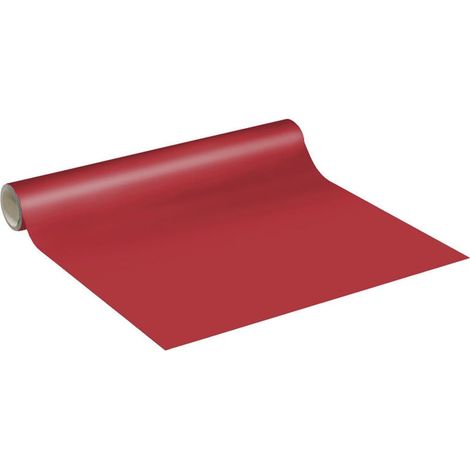 Sticker Vinyle Imperméable Cuisine Armoire Porte - Adhesif pour Meuble, Autocollant pour Meuble - Sticker Mural H60cm x L2m - Rouge Cerise (1/5)