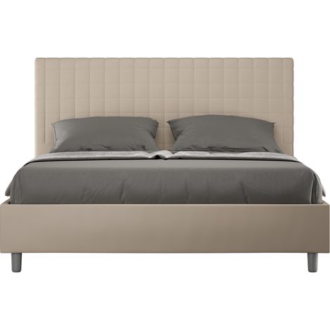 Letto Matrimoniale 160x190 cm con Rete Sunny Tortora (1/5)